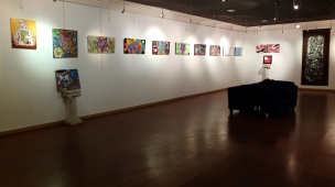Galerie d'art : exposition collective Wolf song night